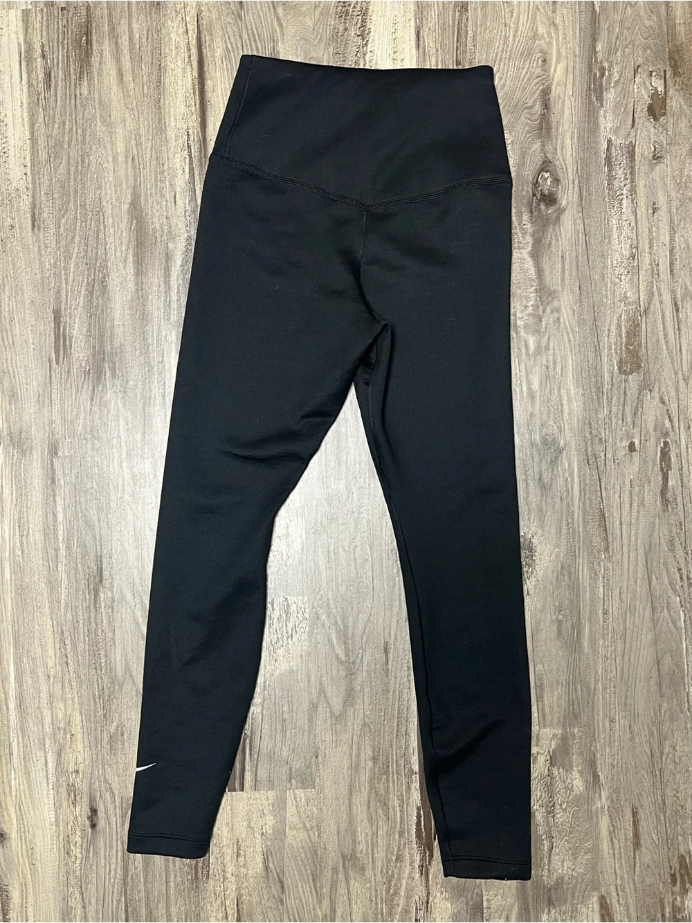 Nike One Therma-FIT Black High-Waisted Fleece Workout Leggings Tights Women's S